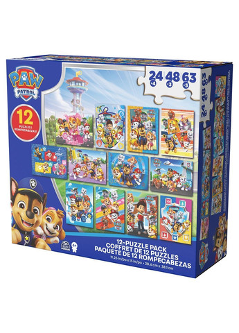 Набір з 12 пазлів «Цуценячий патруль» (SM33649/6073382) Spin Master (365876249)