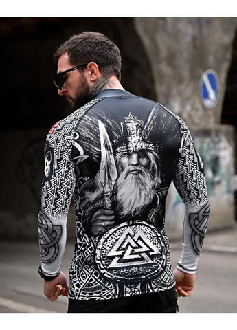 Армійський чоловічий рашгард Руни чорний Freedom (364672447)