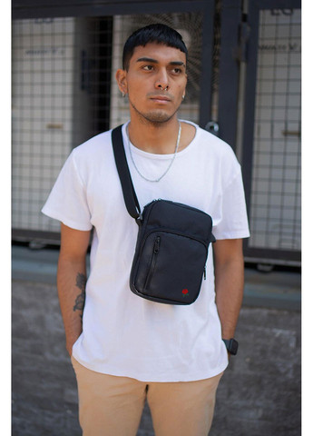 Чоловіча Сумка Месенджер Барсетка Через Плече з Принтом Rose Black Without (360641842)