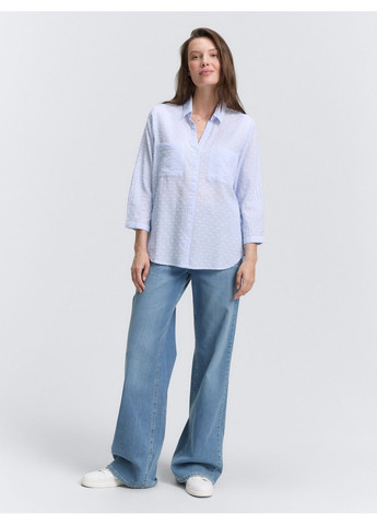 Голубая блуза Tom Tailor