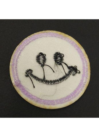 Термонаклейка "Смайл Люрекс" - 1 од, 4,5 х4, 5см колір #2 Plus-plus (352751502)