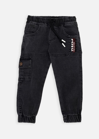 Серые демисезонные джогеры для мальчика цвет серый cb-00253182 Hiwro