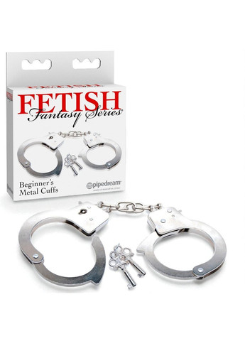 Наручники металеві безпечні FFS BDSM аксесуар для ігор Pipedream (366665710)