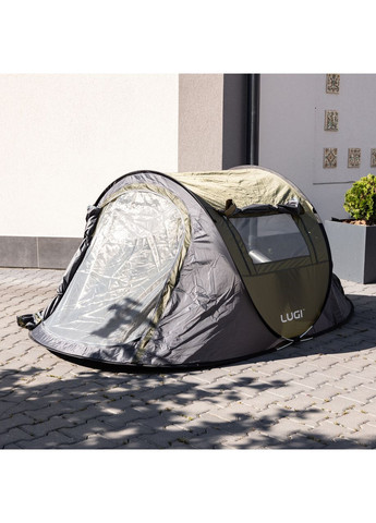 Намет туристичний 245×145×100 (см) кемпінговий для риболовлі 2 х місний Зелений LU-030GR LUGI (371391828)
