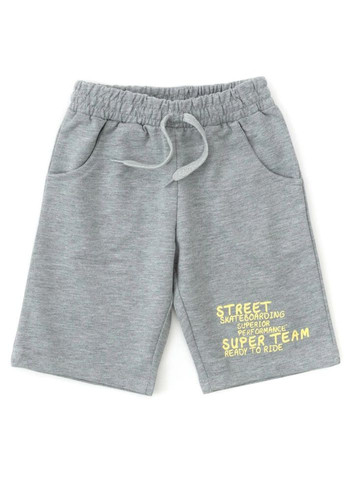 Комбінований літній набір дитячого одягу зі скейтом (13487-110b-yellow) Breeze