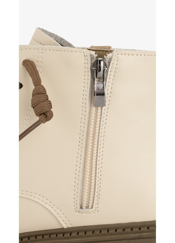 Бежевые осенние ботинки для девочки 1878-3e бежевый shop (2000999371097) Stepln