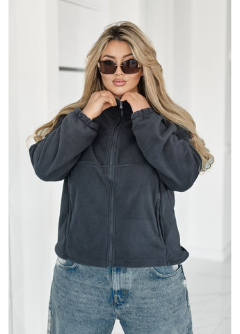 Жіноча тепла флісова кофта на блискавці без капюшона, розмір GF4179 No Brand (369723424)
