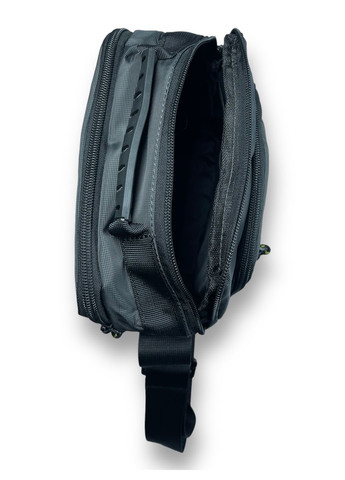 Сумка через плече 5л,, 2 відділення, 2 зовнішні кишені, 1 кишеня на звороті, 2 внутрішні кишені, розміри: 24*20*10 см, чорна Lanpad (267495579)
