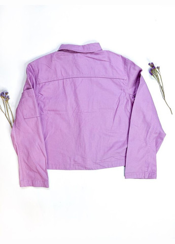 Джинсова сорочка Н&М 170 см фіолетовий артикул Л652 H&M (289478806)