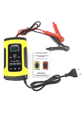 Автоматическое зарядное устройство для аккумулятора авто 5a FBC1205, умная зарядка + кейс Foxsur (350947323)