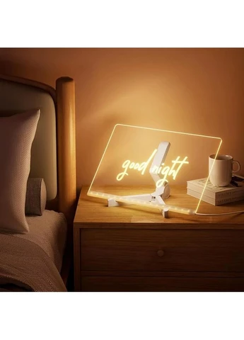 3d дошка-планшет для малювання 15x15 см нічник 4915 з LED підсвічуванням, USB живлення AC Prof (396730852)