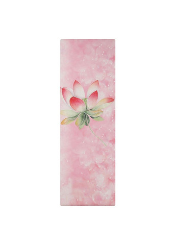 Килимок для йоги замшевий каучуковий Рожевий FI-5662-28 Record (334304448)