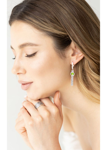 Сережки етнічні срібні з орнаментом Гаївка Erinite 925 Skifska Etnika (364202448)