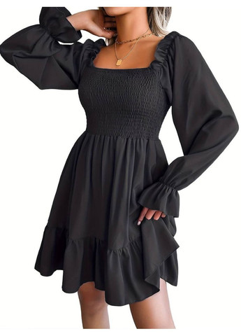 Графітова повсякденний сукня жіноча Гермес однотонна