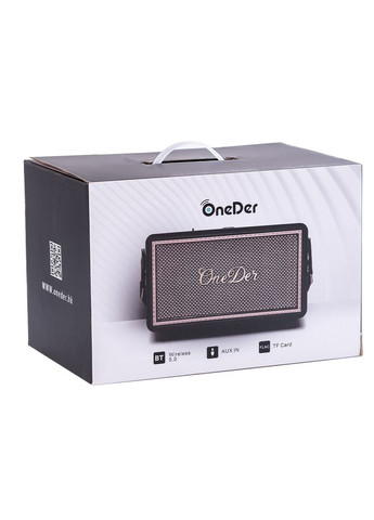 Портативна міні-колонка OneDer D6 коричнева D6BR One Der (369654353)