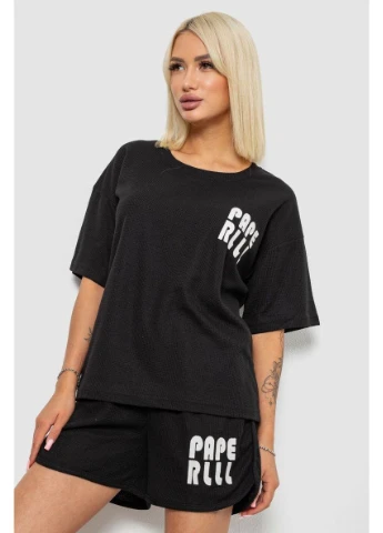 Жіночий костюм футболка та шорти трикотаж,, 221R6815 No Brand (396276293)