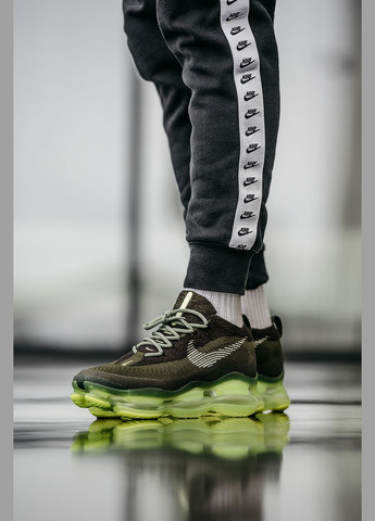 Оливковые (хаки) демисезонные кроссовки мужские nike air max scorpion fk khaki | найк аир макс скорпион фк хаки No Brand