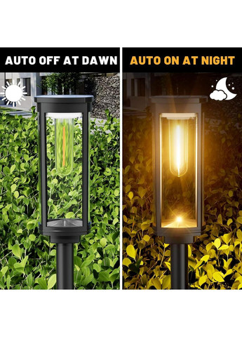 Комплект водонепроницаемых светодиодных солнечных фонарей для дорожек 12 шт. China (351854922)