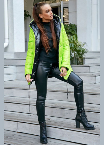 Зеленая демисезонная куртка Seventeen