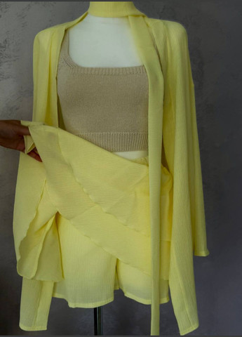 Женский костюм с кимоно и шортами-юбкой No Brand С824/825-1636/1 (341280115)