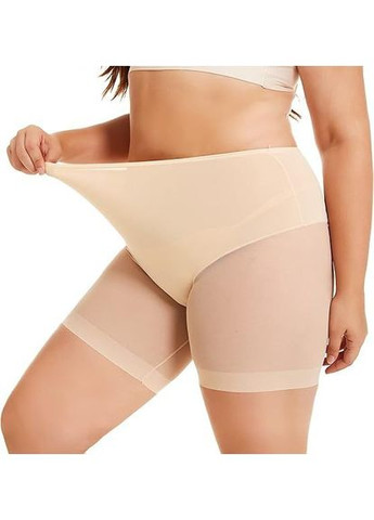 жіночі з утяжкою для формування талії подовжені напівпрозорі від натирань стегон чорні No Brand Велосипедки (329057591)