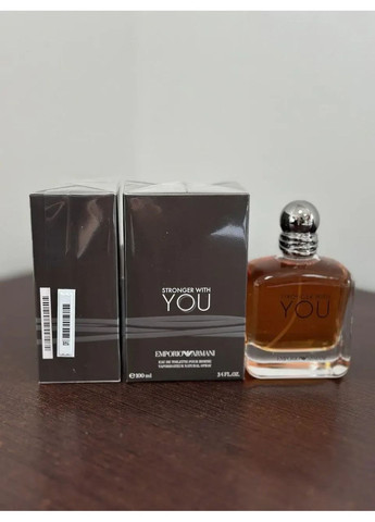 Чоловіча туалетна вода Emporio Armani Stronger With You 100 мл з магнітною стрічкою No Brand (361868627)