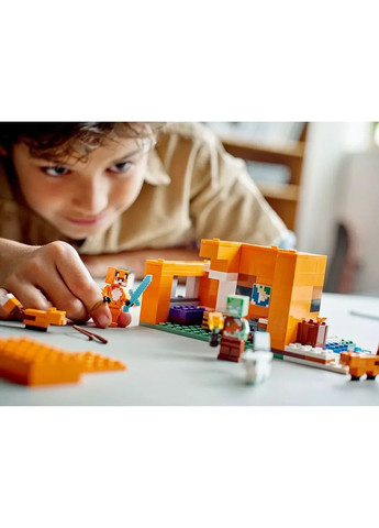 Конструктор Minecraft Нора лисы (21178) Lego (369674580)