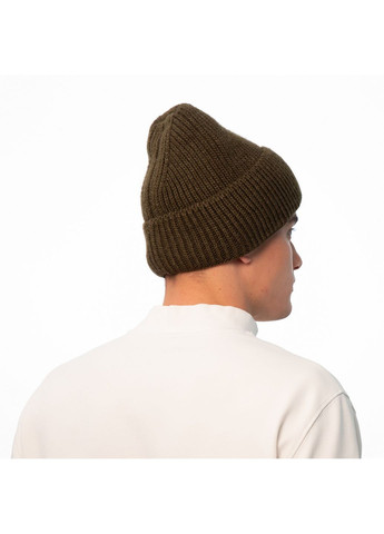 Шапка біні чоловіча вовна хакі LUKE 924-422 LuckyLOOK 924-422M (322790839)