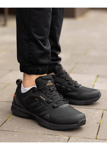 Чорні Осінні кросівки чоловічі adidas terrex light gtx triple black адідас No Brand