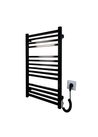 Рушникосушарка електрична з контроллером Чорний глянець 790*490 Carino LORENZO (367604613)
