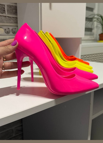 Comer Женские лаковые туфли лодочки на шпильке розового цвета лодочки розовый з искусственная кожа, — всесезон (325455018)