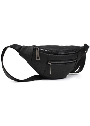 Кожаная бананка на два отделения с передним карманом FA-8040-3md черный флотар TARWA (300579219)