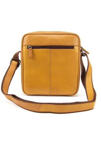 Кожаная сумка через плечо в коричневом цвете R-9885C Tavinchi (304265679)