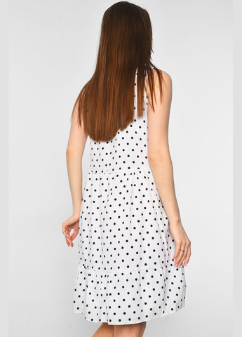 Білий кежуал сукня жіноча літня білого кольору а-силует Let's Shop однотонна