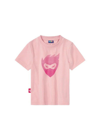 Синяя футболка 2 шт. детская на девочку аппликация маска, синяя, розовая Lupilu