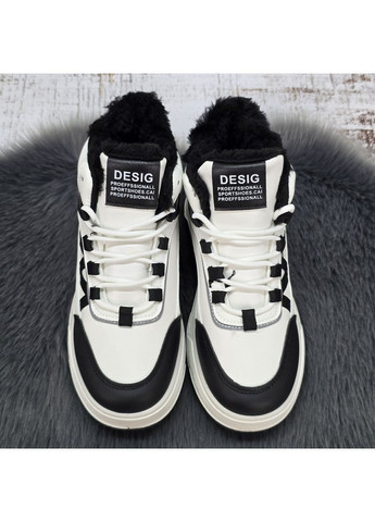 Зимние ботинки женские зимние бежевые эко-кожа платформе. YiYi из искусственной кожи