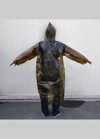 Многоразовый дождевик плащ тактический на кнопках с капюшоном ПИКСЕЛЬ, размер универсальный XL-8XL (52-64) Eva (301536164)