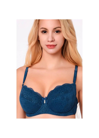 Синий бюстгальтер Lanny Mode с косточками