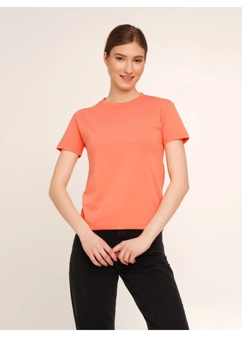 Футболка однотонная женская WBC02303 Персиковый shop (2000990453426) shop (2000990453426) LAWA - (328990370)