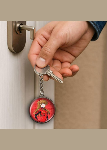 Набір підвіска (кулон) та брелок Аніме Євангіліон #02 (подарунковий набір) No Brand (332633731)