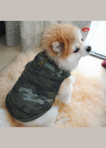 Жилетка для собак з кільцем Pet Style "Малюнок" Хакі XL No Brand - (323231979)