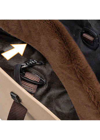 Мягкая переноска для маленьких собак. Чехол из искусственного меха. 21,5 x 43,5 x 27 см WITH-ME WINTER (A-036948) Ferplast (366817070)