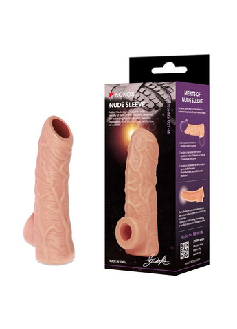 Насадка на член Nude Sleeve NS 001 L Kokos (369950491)