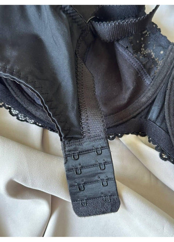 Чёрный бюстгальтер кружевной на косточках 11399 черный Lanny Mode