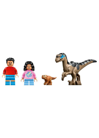Jurassic World Побег по бездорожью от раптора 76972 Lego (372012536)