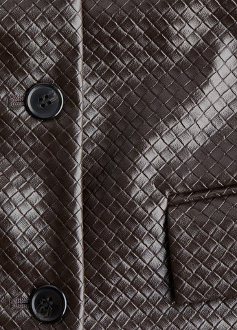 Темно-коричневая демисезонная куртка H&M