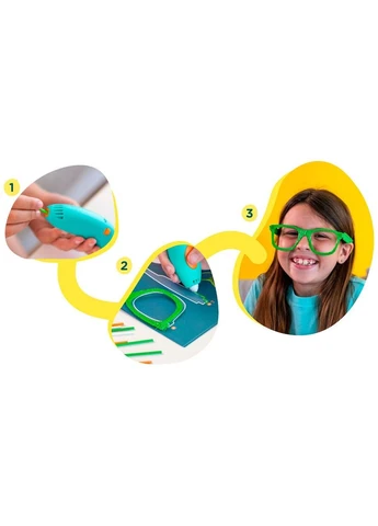 3D-ручка 3Doodler Start Plus для детского творчества базовый набор - КРЕАТИВ (72 стержня) (Срок доставки до 10 дней!) MIC (388223733)