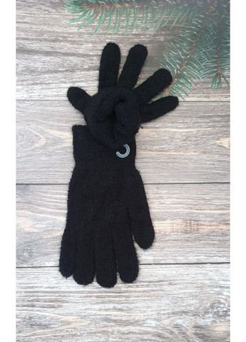 Мягкие женские одинарные перчатки тедди No Brand (356079399)