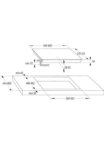 Варильна поверхня GI6421CLBSC (743146) Gorenje (327008167)