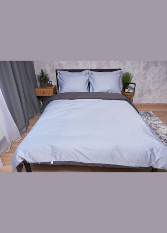 Комплект постельного белья Satin Premium полуторный евро 160х220 наволочки 2х70х70 (MS-820002880) Moon&Star skyline gray (288044328)